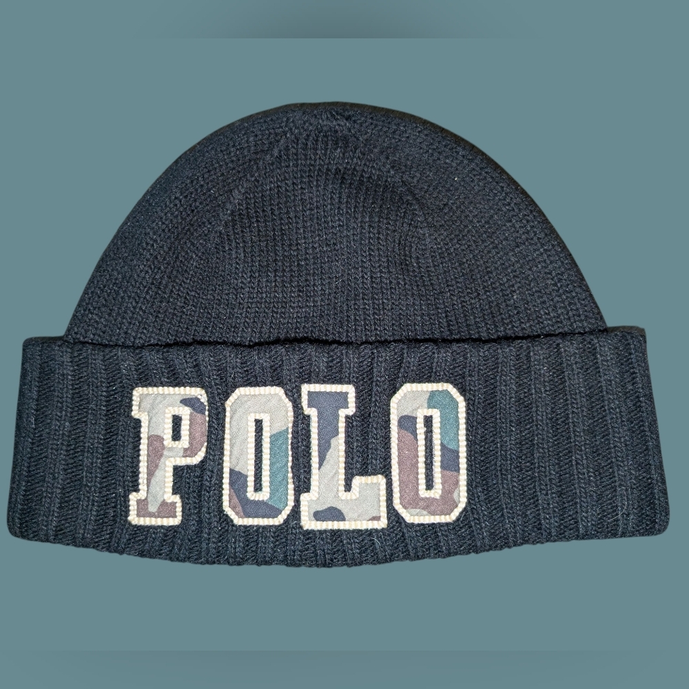 Ralph Lauren Logo Applique Beanie